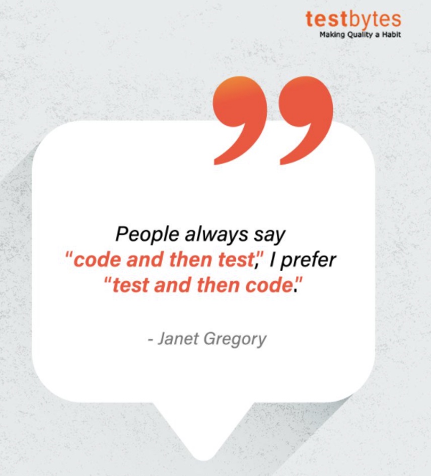code then test quote